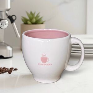Starbucks 2003 Pink Abbey Barista Mug